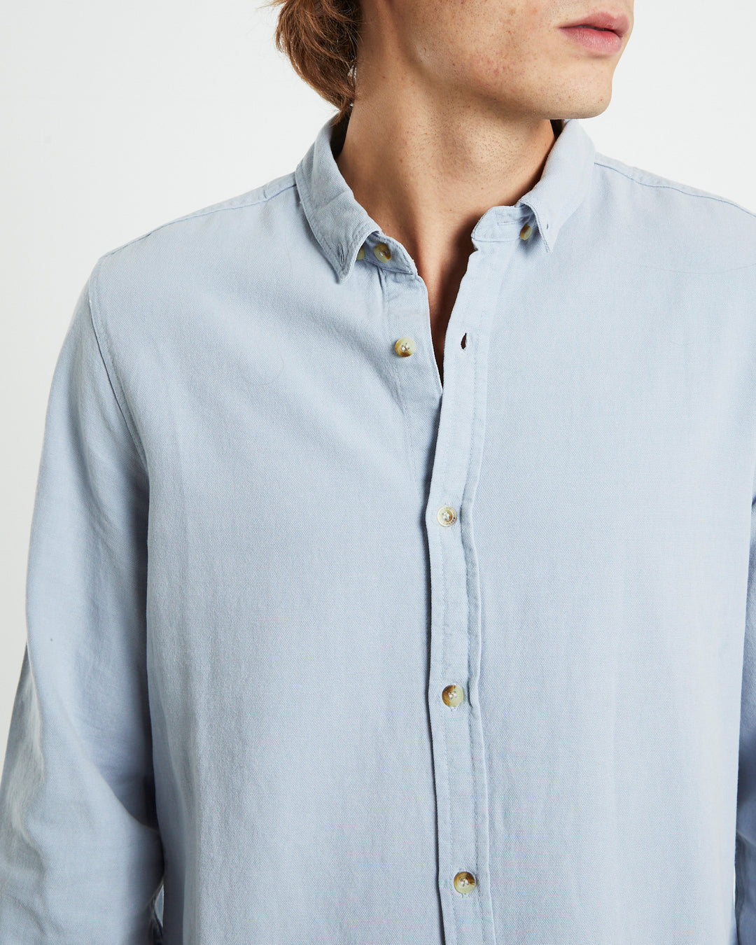 Men At Work Oxford Shirt - Sky Blue
