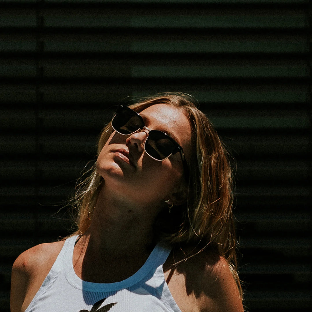 Otis 100 Club Sunglasses - Eco Havana/Brushed Copper/Brown Polarised