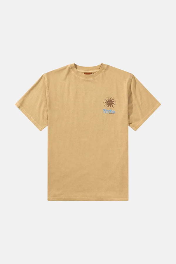 Rhythm Sun Vintage Short Sleeve T-Shirt - Macadamia