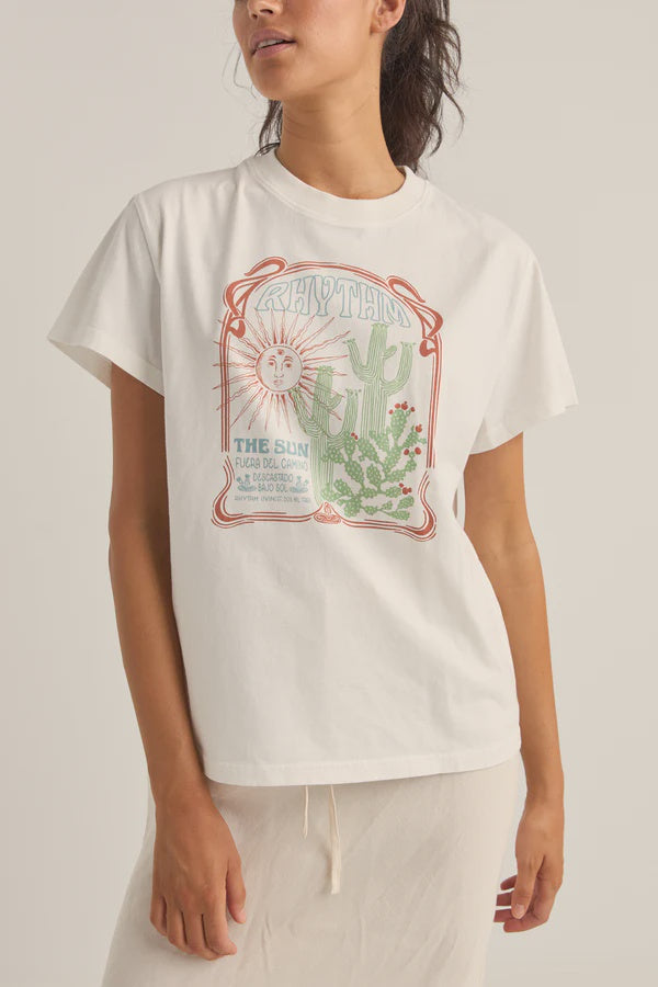 Rhythm Del Camino Band T-Shirt - White