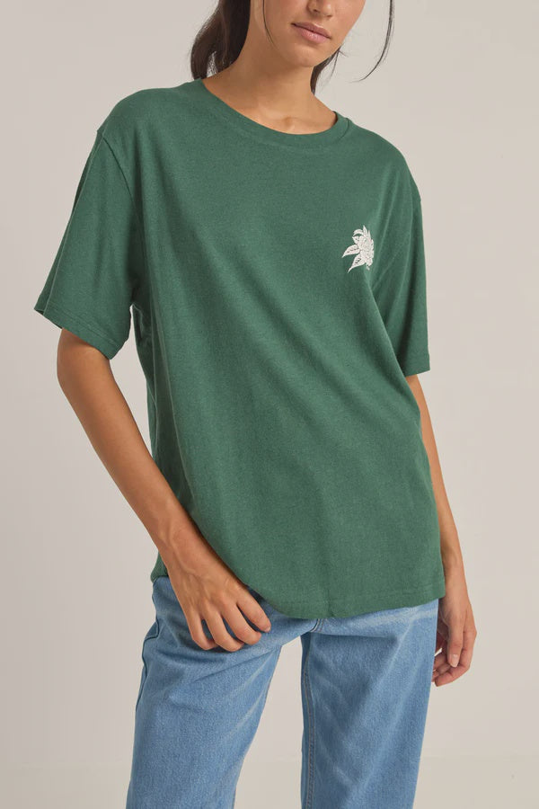 Rhythm La Rosa Oversized T-Shirt - Green