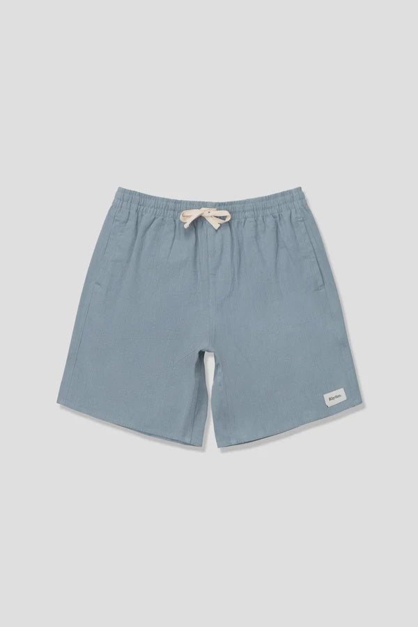 Rhythm Textured Linen Jam Short-Slate