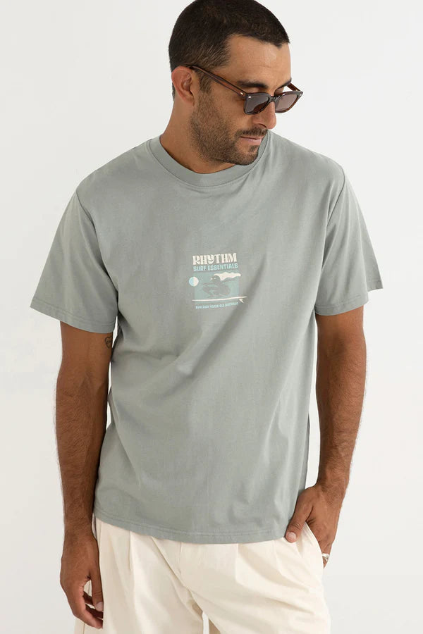 Rhythm Slide SS Tee-Seafoam