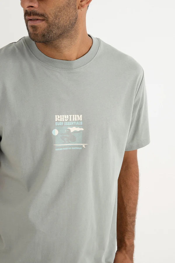 Rhythm Slide SS Tee-Seafoam