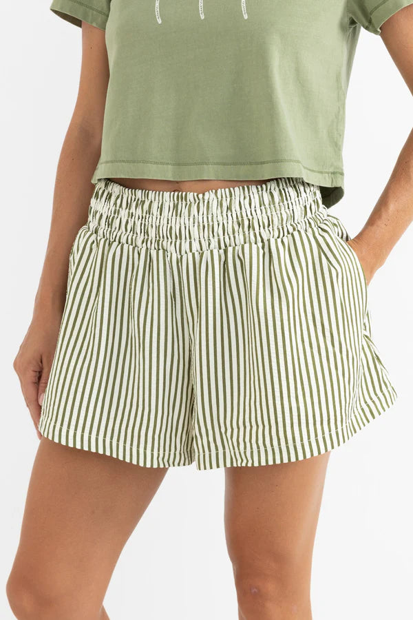 Rhythm Cove Stripe Short-Aloe