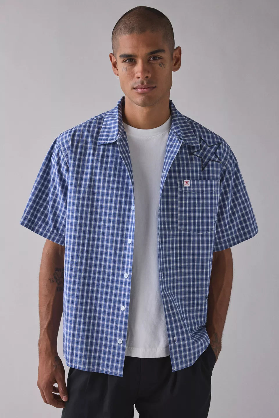 Worship Supplies Dreamers Short Sleeve Shirt- Blue