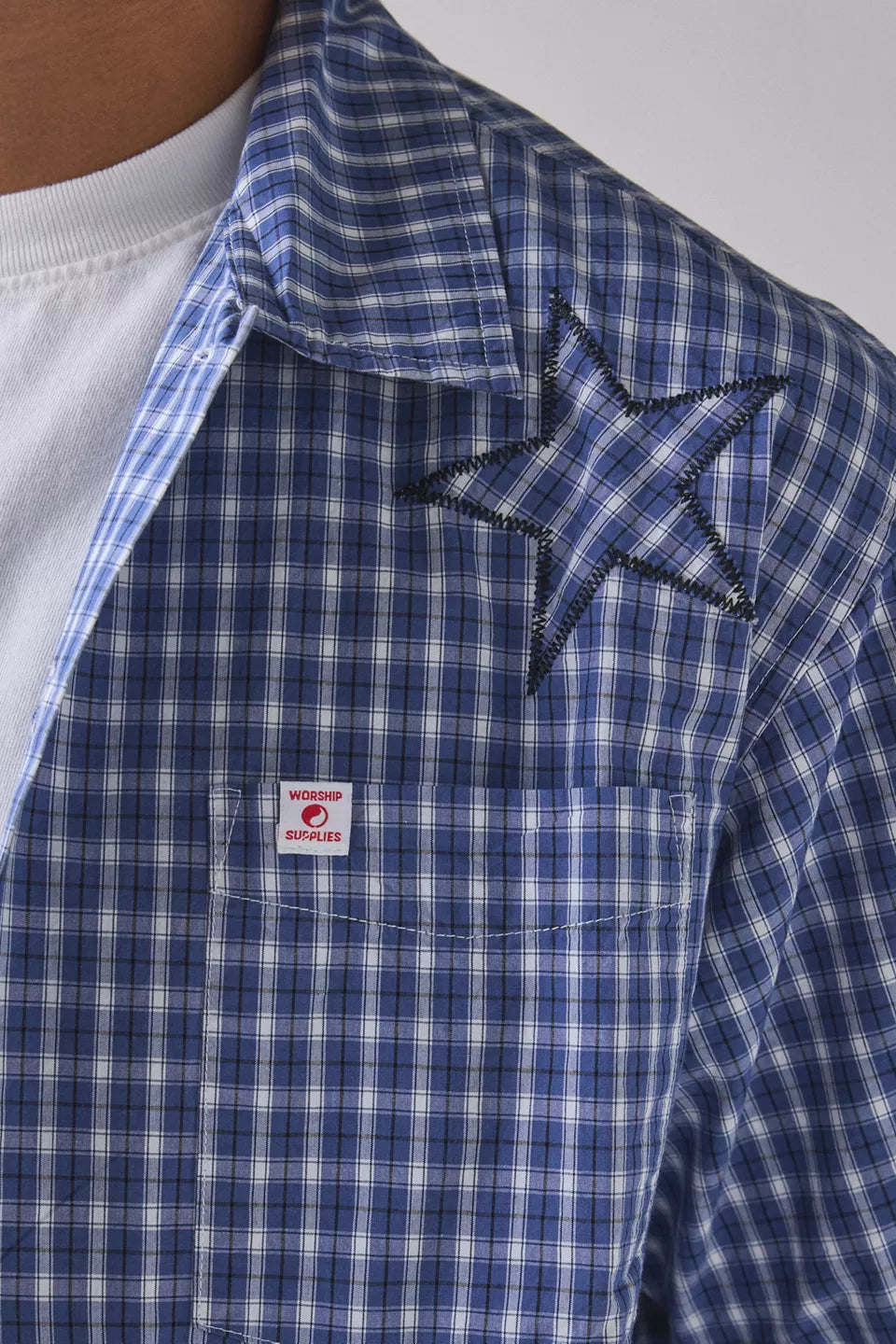 Worship Supplies Dreamers Short Sleeve Shirt- Blue