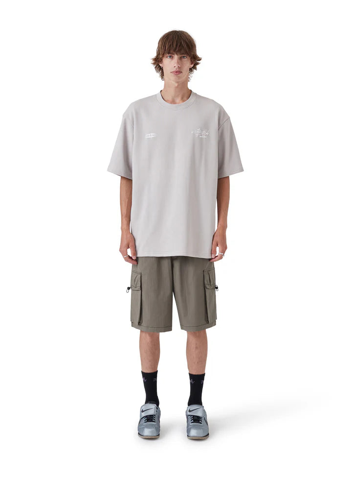 Barney Cools Euphoria Tee - Cement Fleece