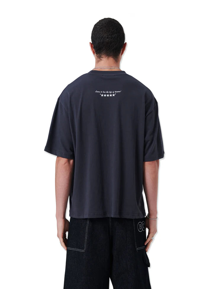 Barney Cools Script Tee - Aged Black