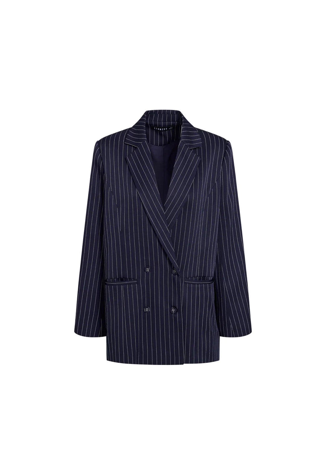 Lioness Hills Blazer - Navy Pinstripe