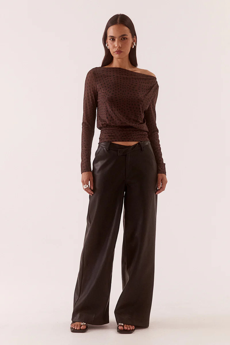Sovere Zuri Longsleeve Top - Rum Raisin