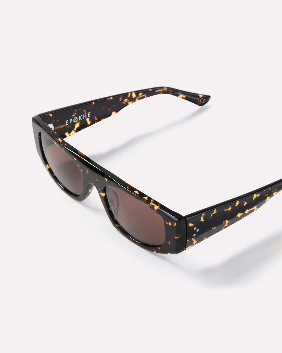 EpØkhe Void Sunglasses- Crystal Dark Tortoise Polished/Bronze