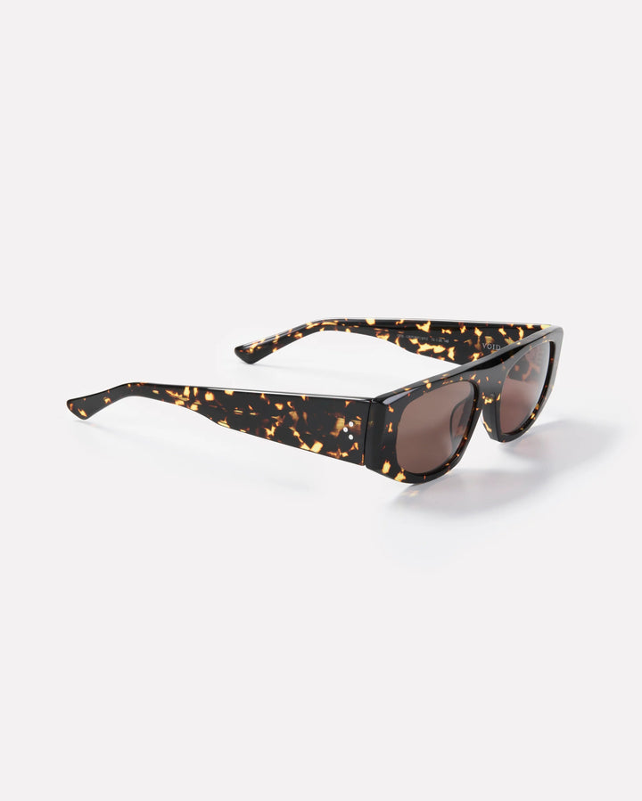 EpØkhe Void Sunglasses- Crystal Dark Tortoise Polished/Bronze