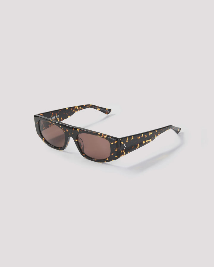 EpØkhe Void Sunglasses- Crystal Dark Tortoise Polished/Bronze