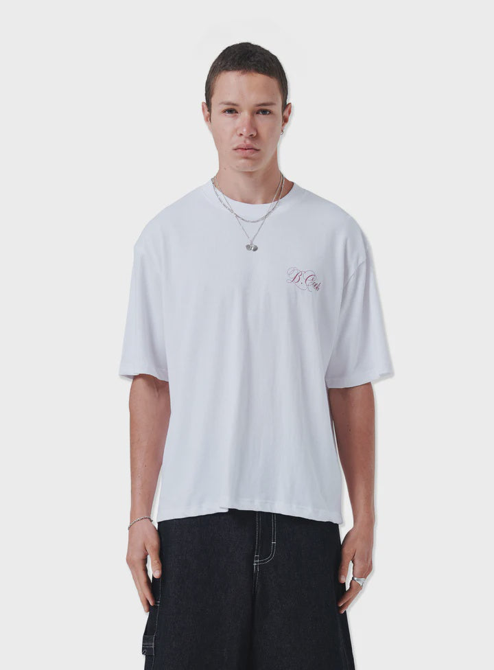 Barney Cools Script Tee - White