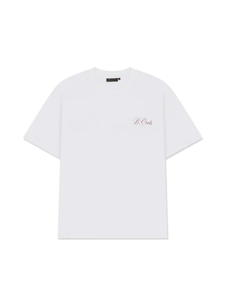 Barney Cools Script Tee - White