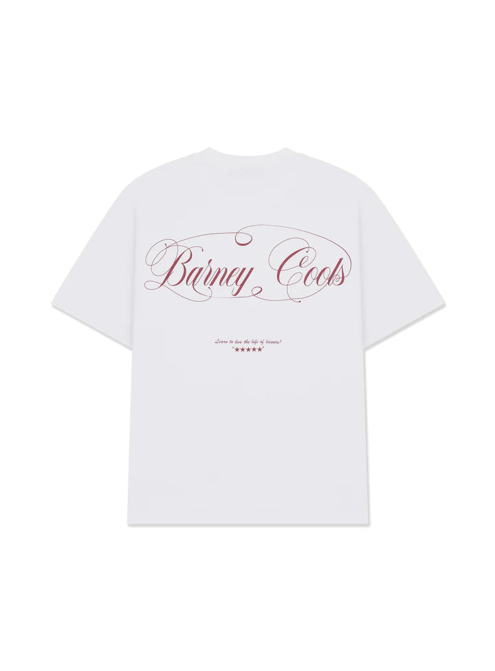 Barney Cools Script Tee - White