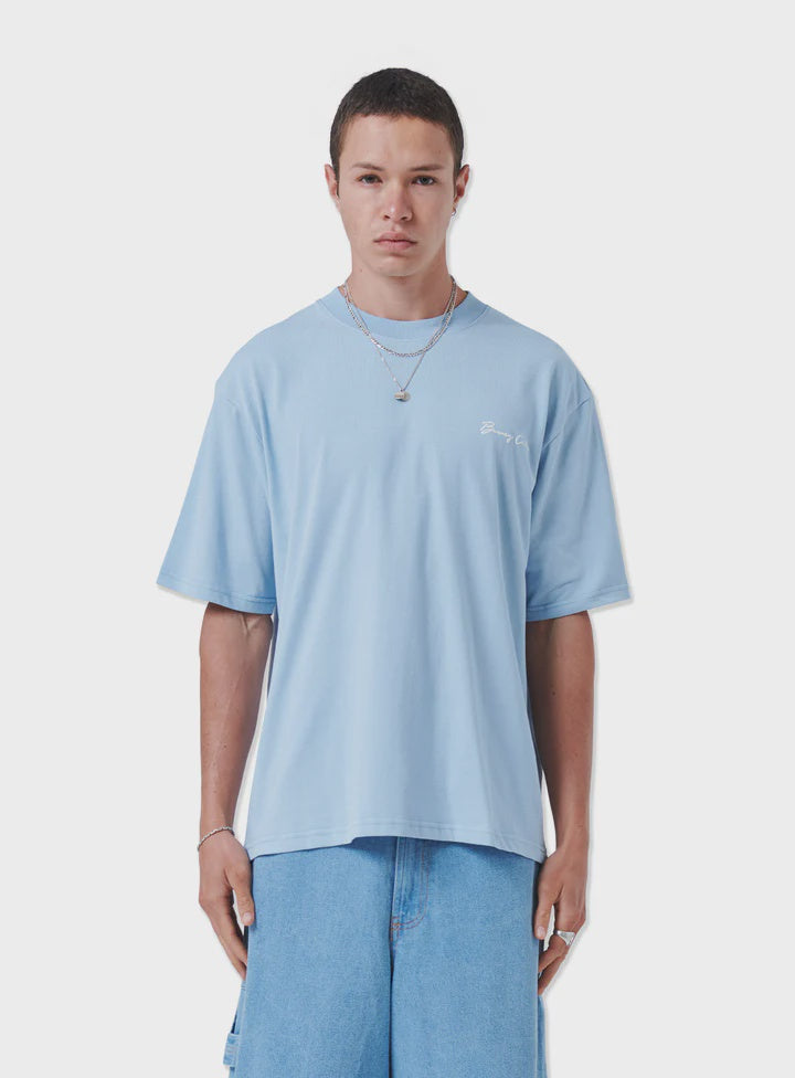 Barney Cools Logo Tee - Sky