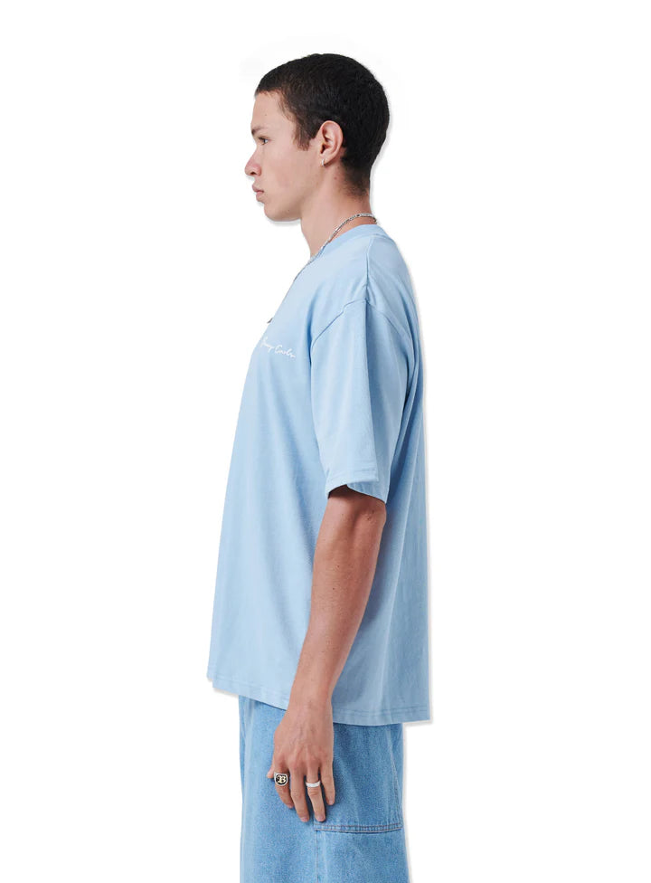 Barney Cools Logo Tee - Sky