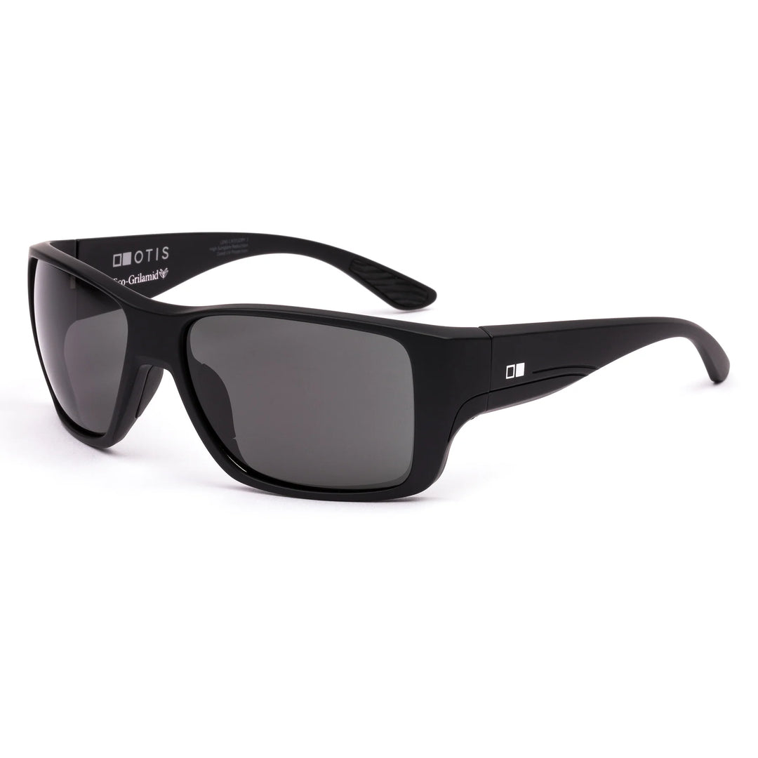 Otis Coastin Sunglasses - Matte Black/L.I.T Polarised Grey