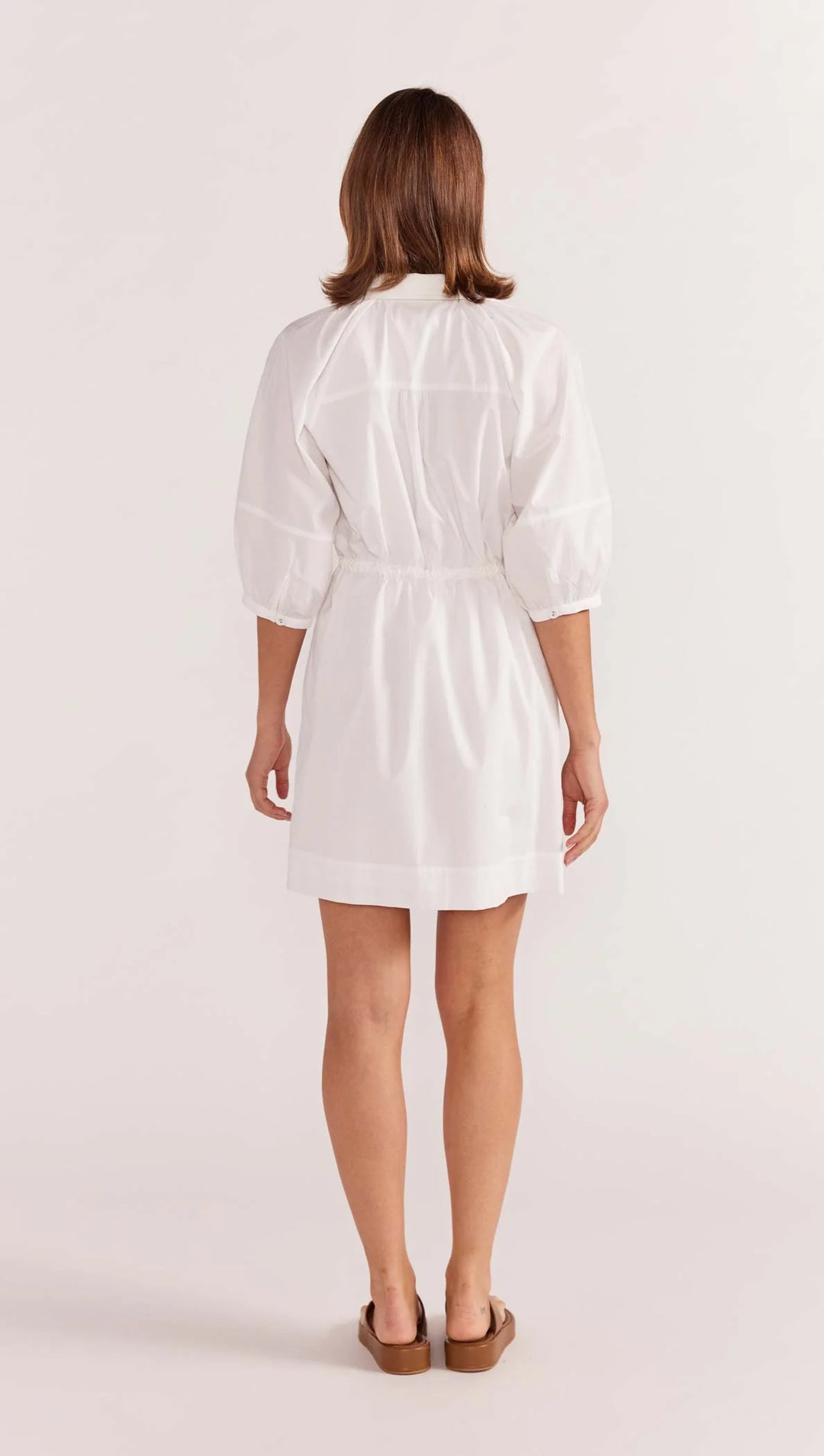 Staple The Label Maya Mini Shirtdress - White