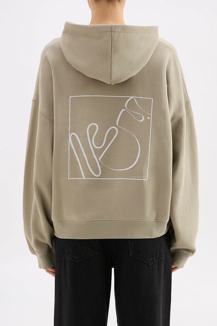 Nude Lucy Nude Signature Hoodie - Vine