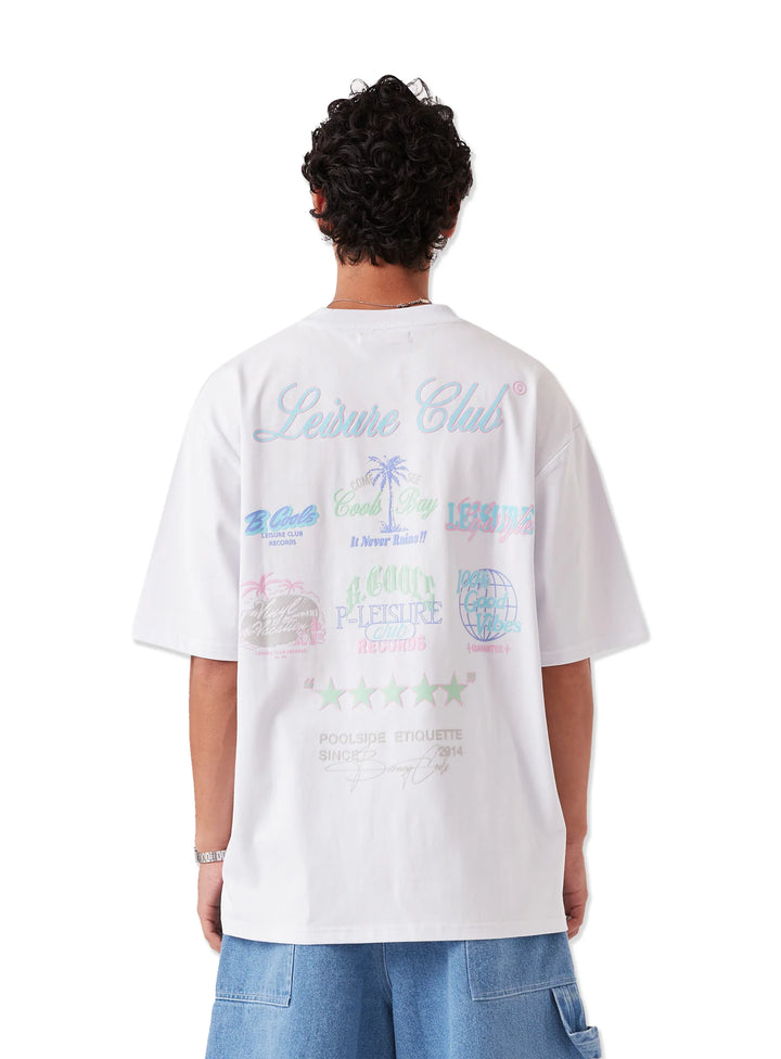 Barney Cools Medley Tee-White
