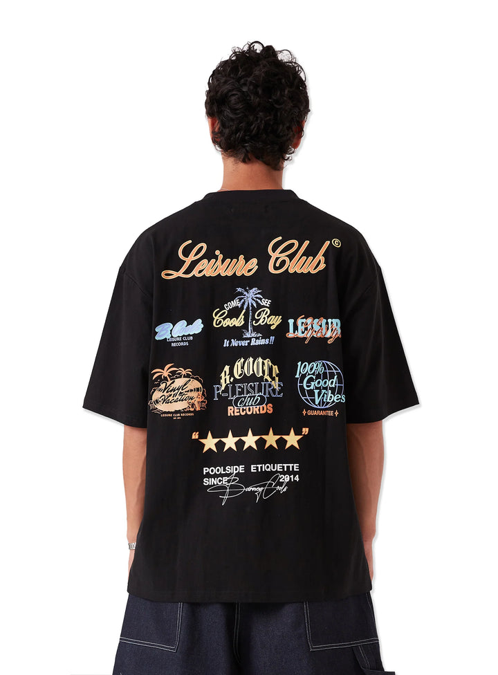 Barney Cools Medley Tee-Black