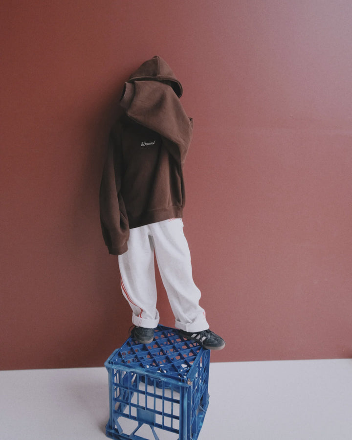 SSAINT Kids Tonal Hoodie - Choc