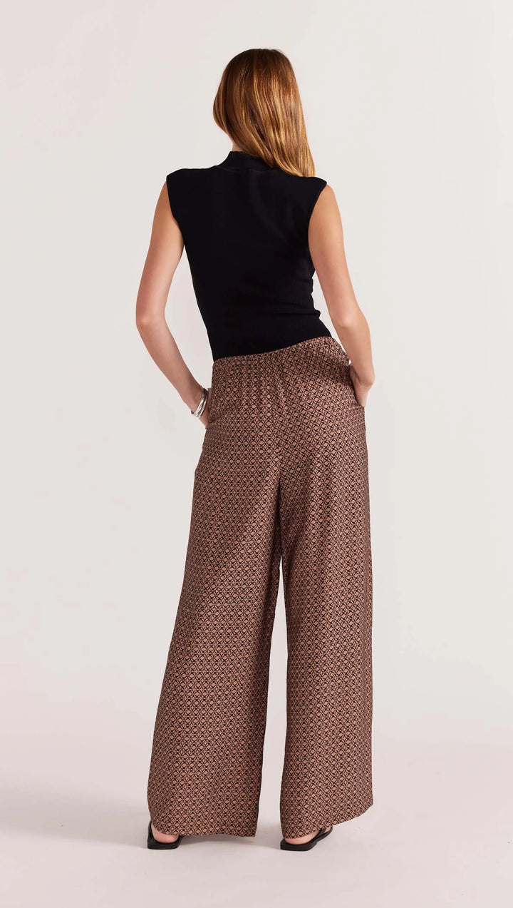 Staple The Label Memoir Drawstring Pants- Geometric