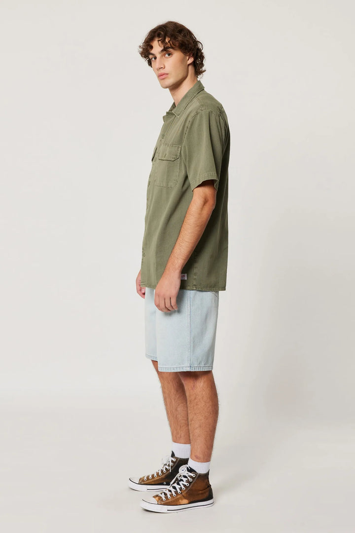 Rolla's Ezy Trade Shirt - Faded Army