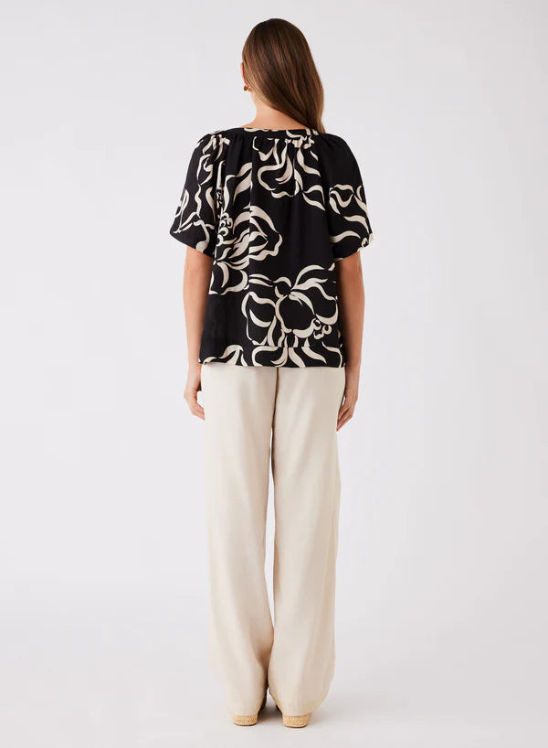 Esmaee Sandy Wave Blouse - Print