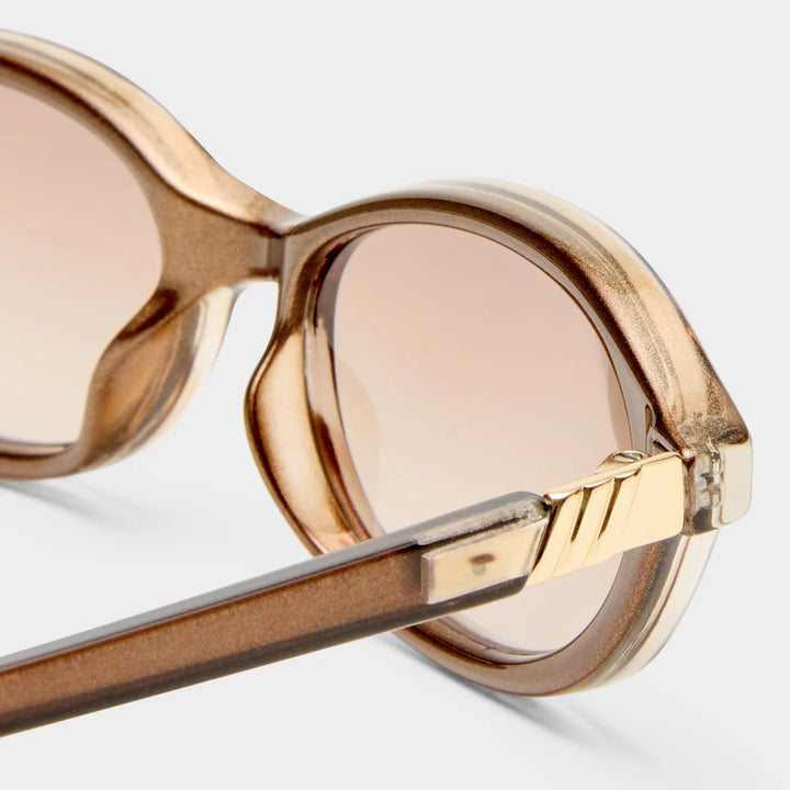 Le Specs Duskfall Sunglasses-Pearl Chocolate