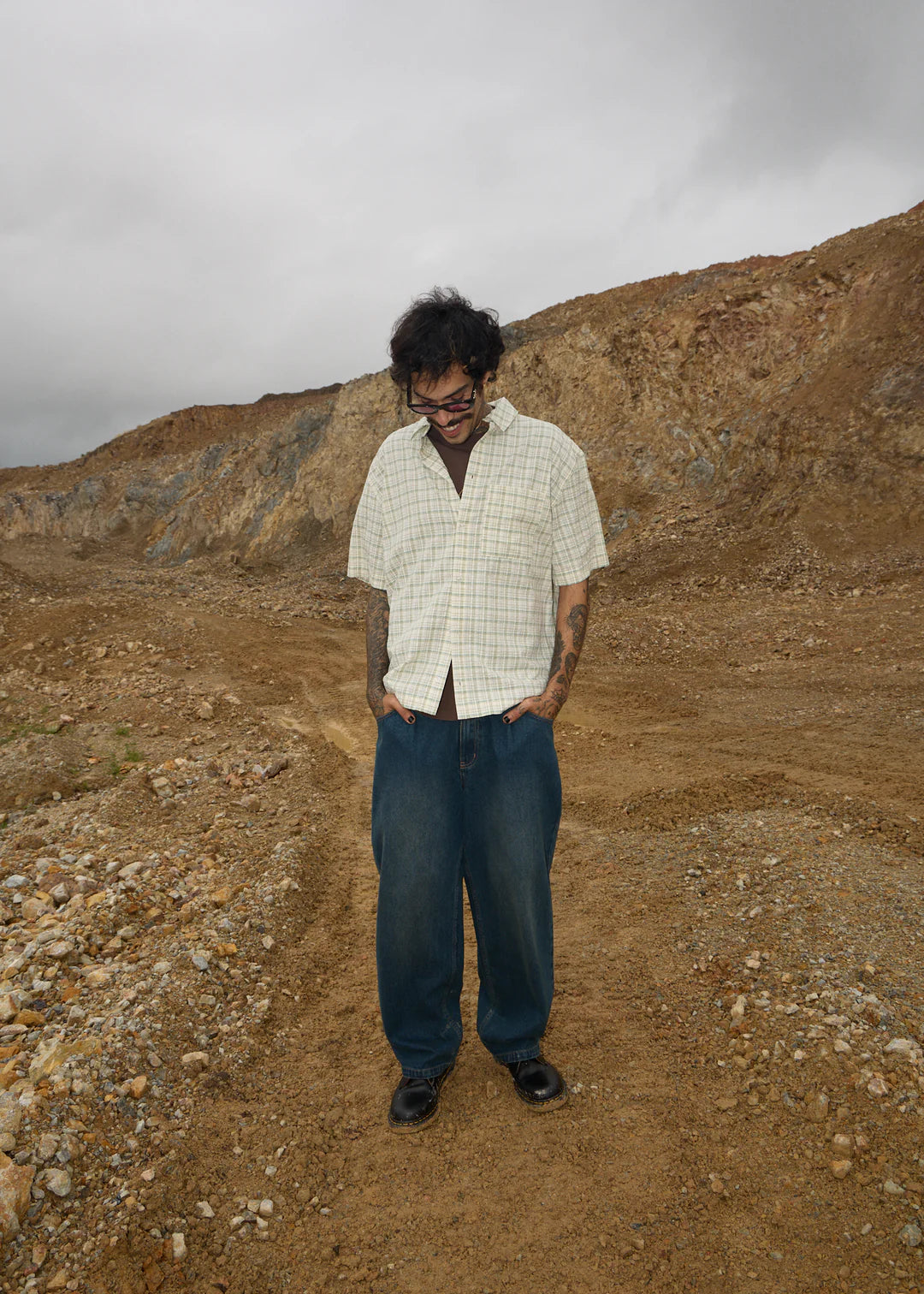 Afends Legacy Organic Short Sleeve Shirt - Boa Check