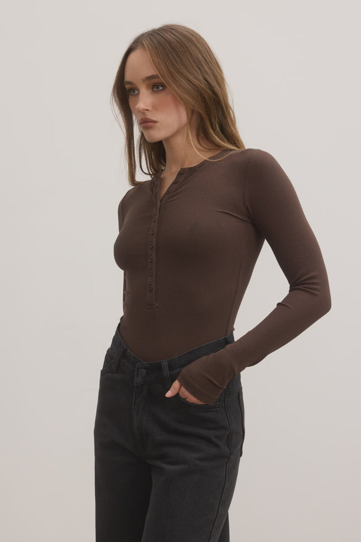 Bayse Lara Bodysuit - Espresso