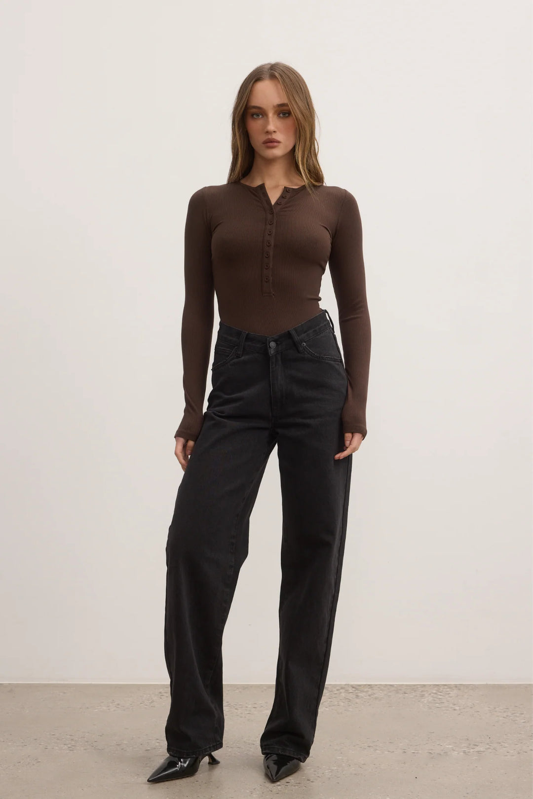 Bayse Lara Bodysuit - Espresso