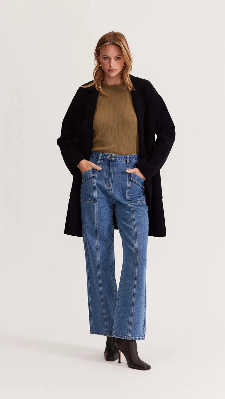 Staple The Label Marlowe Coatigan - Black