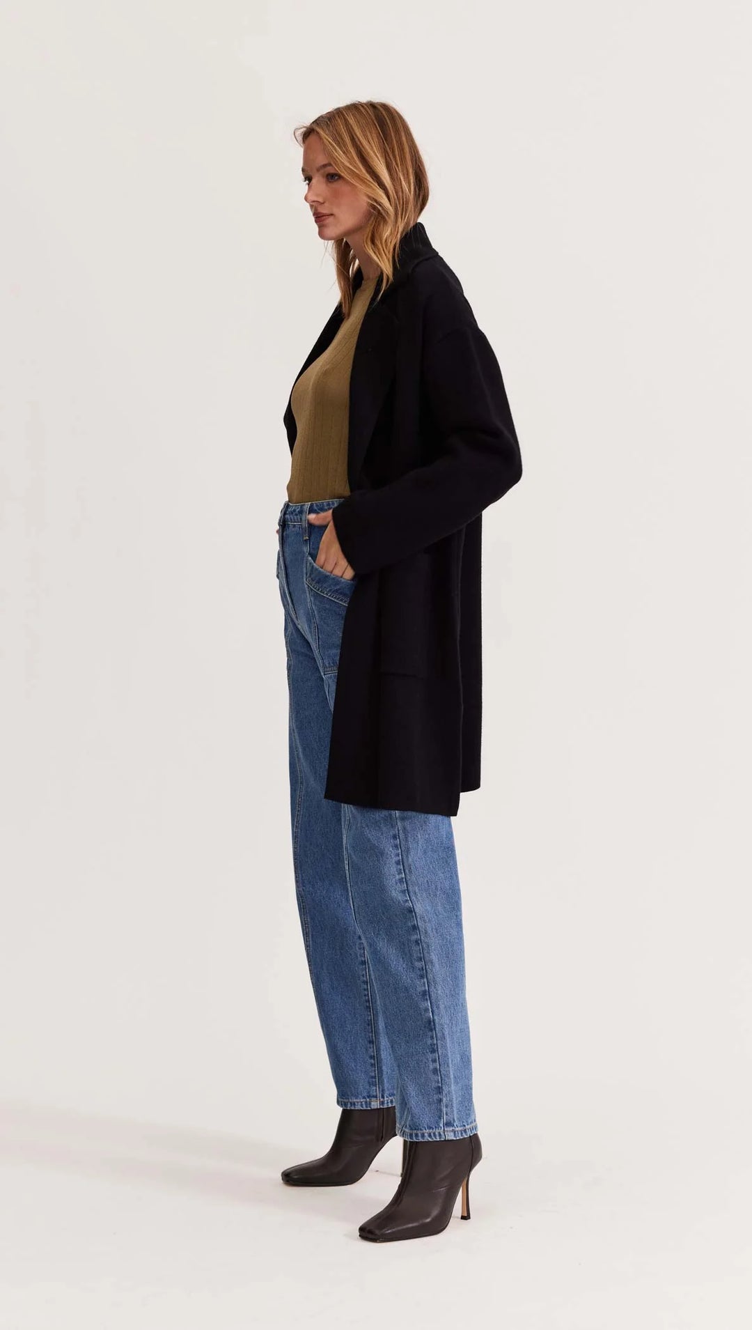 Staple The Label Marlowe Coatigan - Black