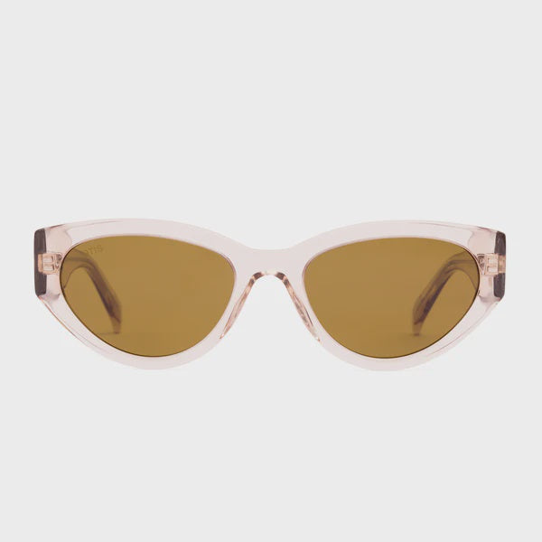 Otis Audrey Sunglasses - Eco Crystal Pebble/Brown