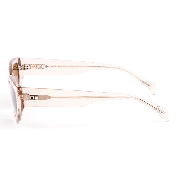 Otis Audrey Sunglasses - Eco Crystal Pebble/Brown