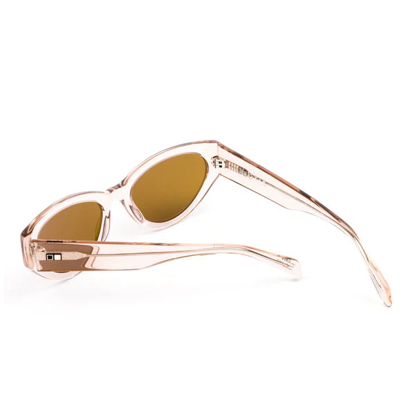 Otis Audrey Sunglasses - Eco Crystal Pebble/Brown