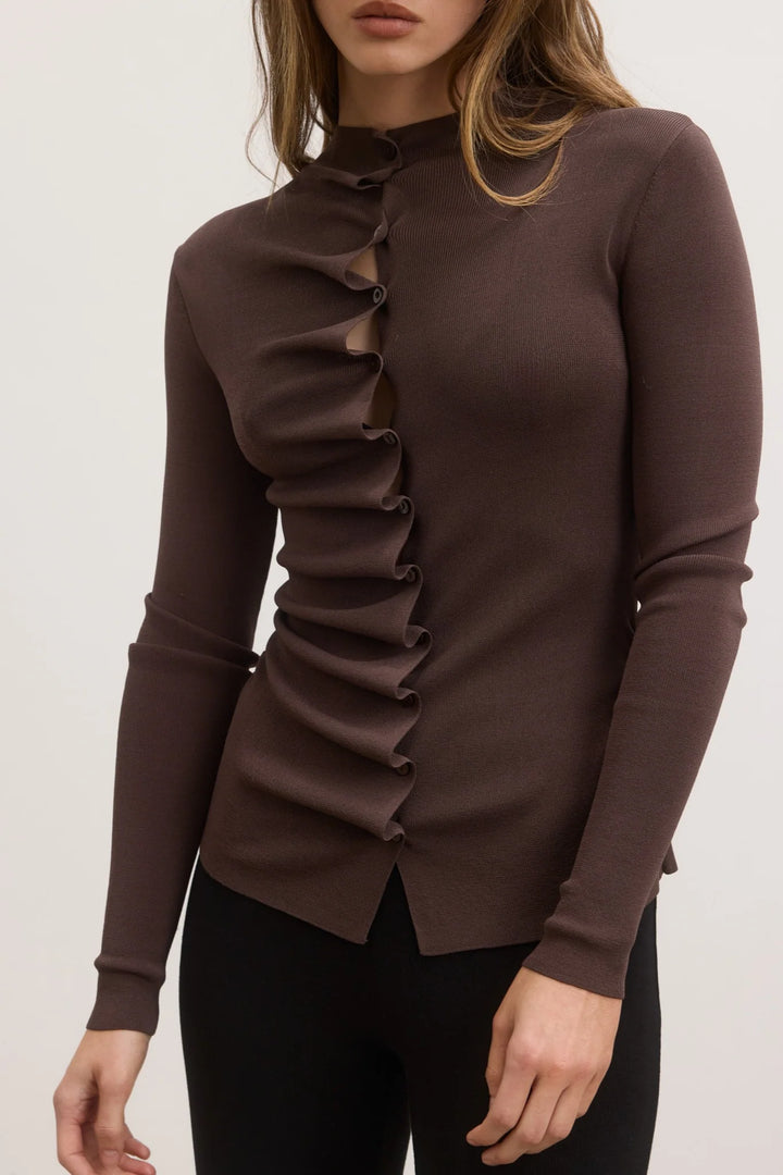 Bayse Sora Top - Espresso