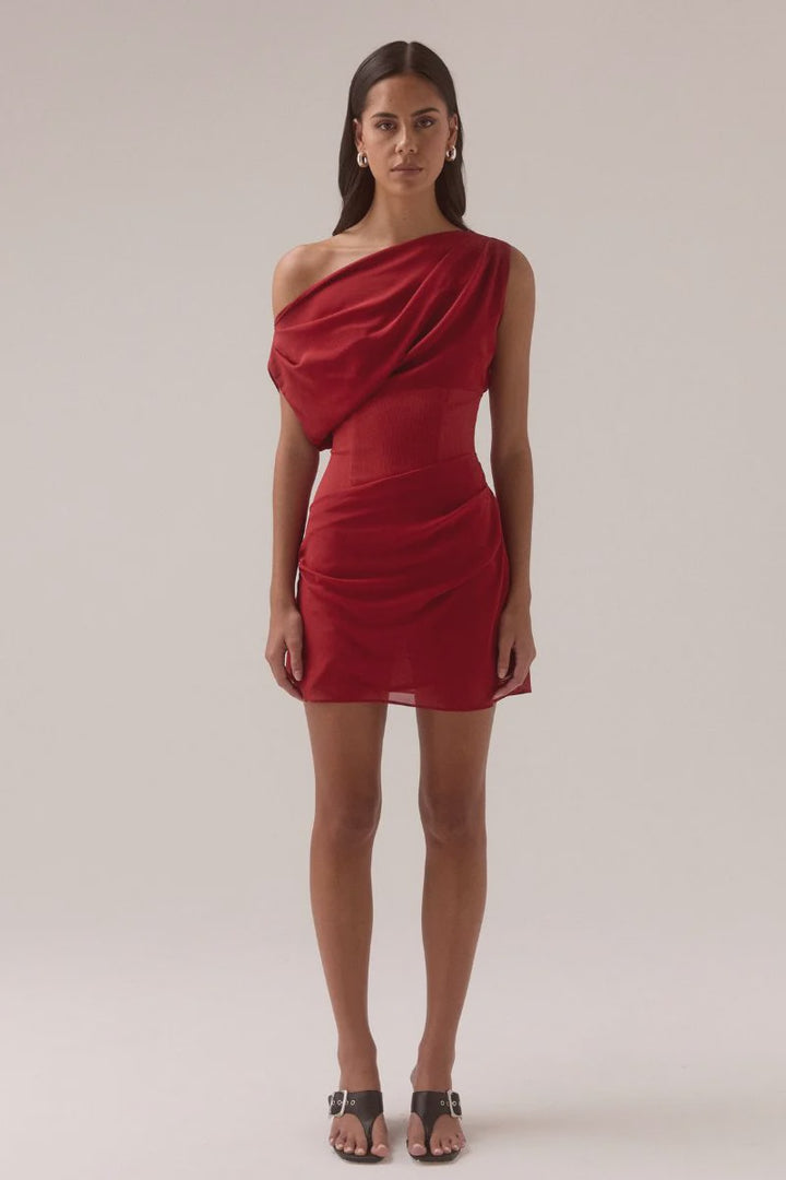 Sovere Ada Mini Dress - Spiced Apple