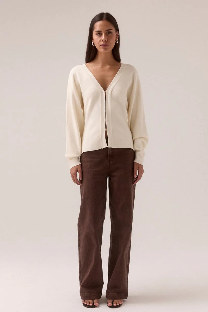 Sovere Sentiment Knit Cardi - Chalk
