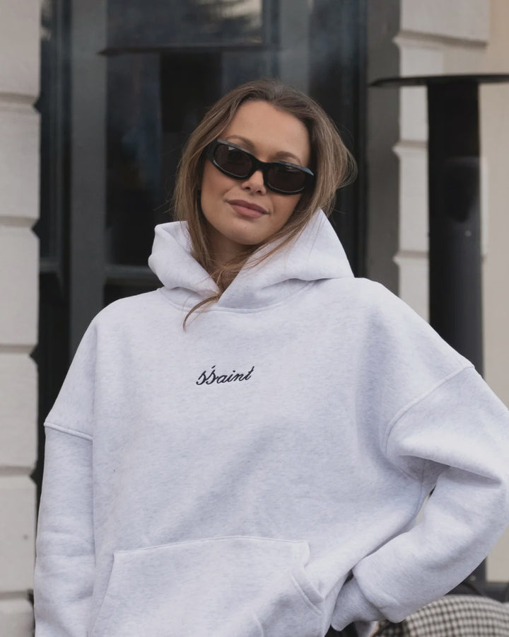 SŚAINT Logo Hoodie - Grey