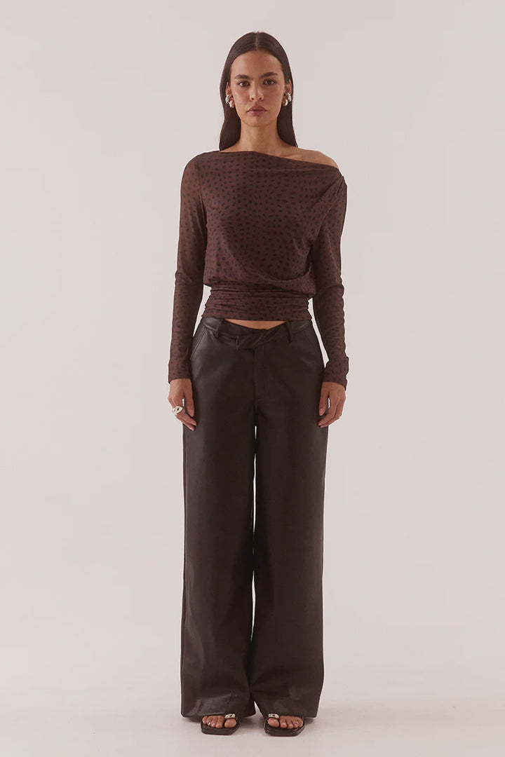 Sovere Zuri Longsleeve Top - Rum Raisin