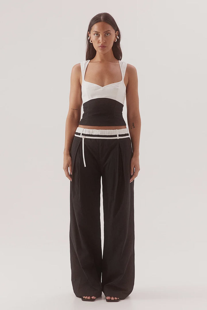 Sovere Britta Bodice - Black/Chalk