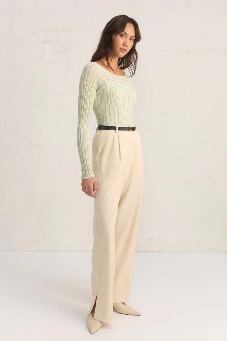 MØN RENN Genesis Knit Top - Sage