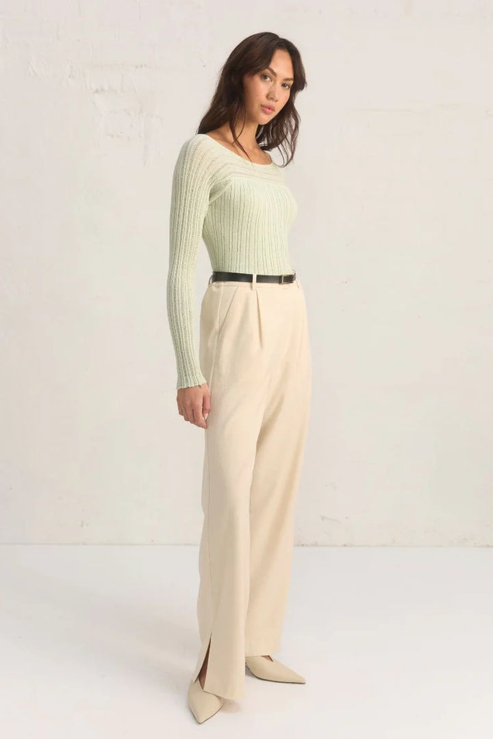 MØN RENN Genesis Knit Top - Sage