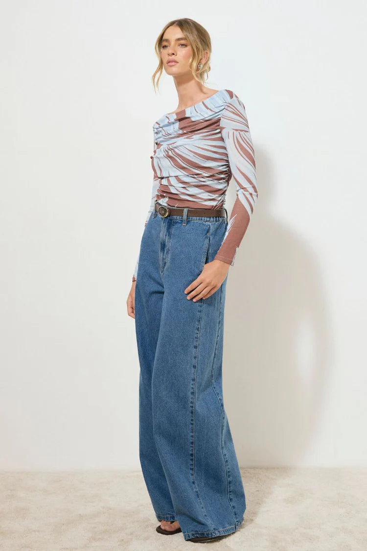 MØN RENN Heirloom Floral Top - Heirloom Floral